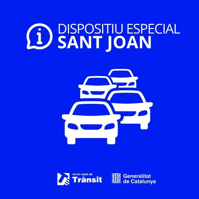 Dispositivo de Sant Joan en Catalunya