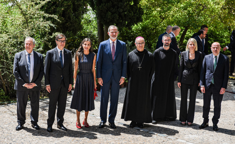 Felip VI apel·la a Montserrat i en català a la concòrdia enfront dels extremismes en ple Mil·lenari