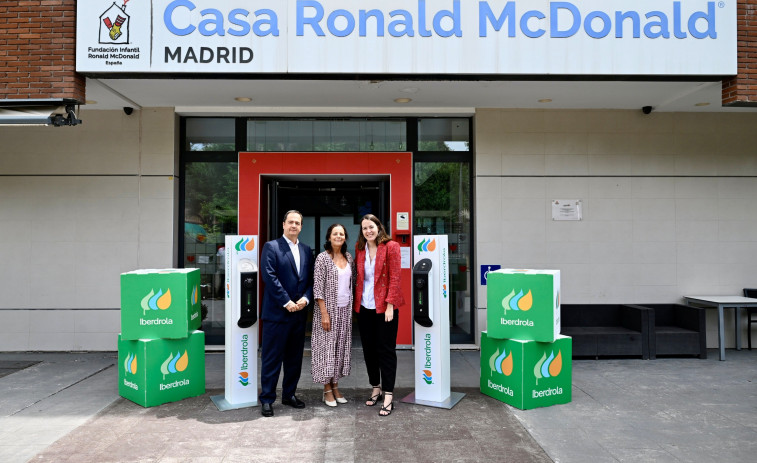 Iberdrola i Ronald McDonald acorden instal·lar punts de recàrrega a la seva casa d'acolliment a Barcelona