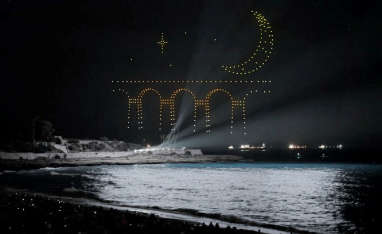 Un espectacle de 300 drons es prepara per il·luminar la nit del Concurs de Focs de Tarragona