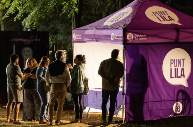 Un oci més segur: els punts lila tornen aquest estiu als diferents municipis de Catalunya