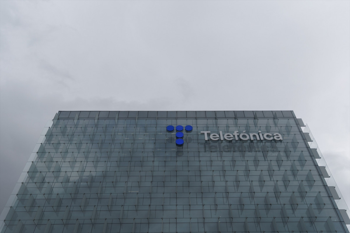 EuropaPress 5034920 fachada sede telefonica marzo 2023 madrid espana telefonica cuarta compania