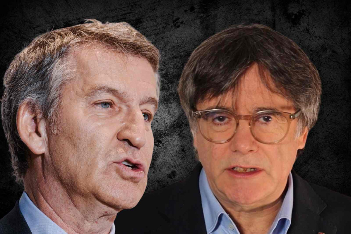 Alberto Núñez Feijóo y Carles Puigdemont