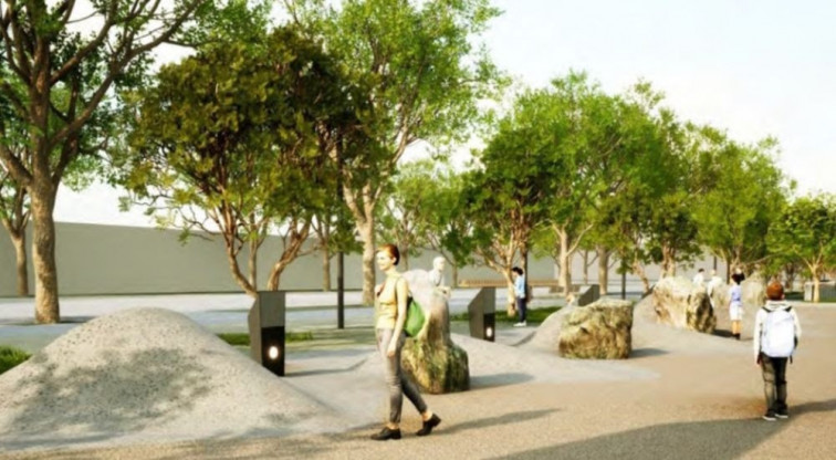 Barcelona comença a construir el Jardí Geològic de Zona Universitària