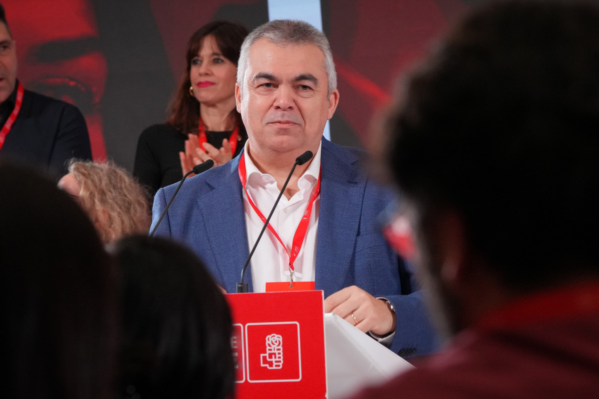 Archivo - El ex secretario de Organización del PSOE, Santos Cerdán, en el Palacio de Congresos y Auditorio Kursaal, a 16 de febrero de 2025, en San Sebastián, Guipúzcoa, País Vasco (España).