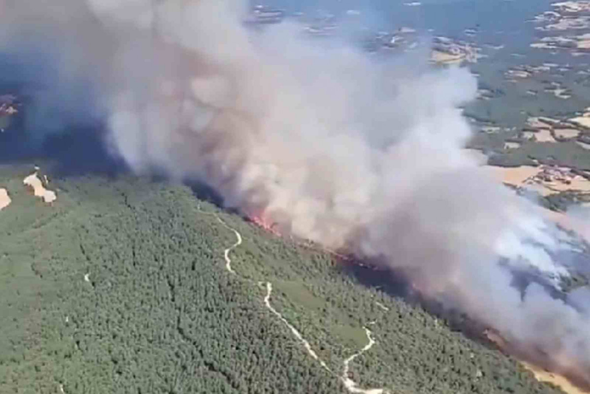 Incendio en Sant Pere de Sallavinera