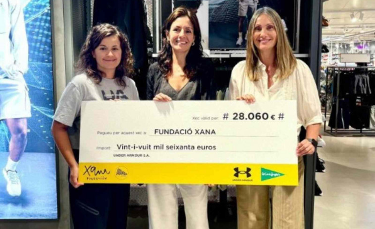 El Corte Inglés dóna 28.060€ a la Fundació Xana gràcies a la samarreta solidària d'Edgar Plans a la 45a Cursa