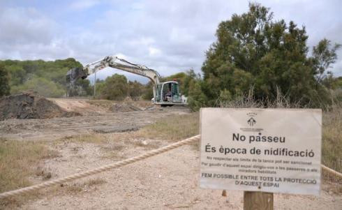 Vecinos de Cubelles critican las obras municipales en la desembocadura del río Foix