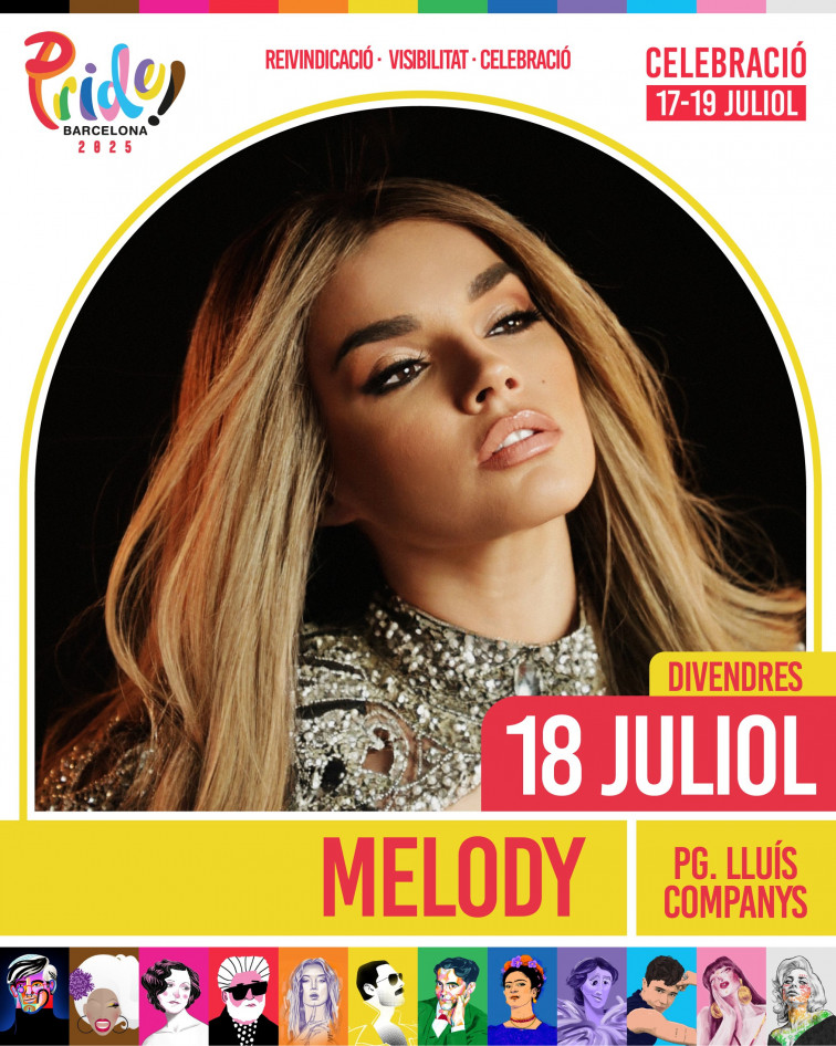 Mónica Naranjo, Chanel, Melody i més: Barcelona es prepara per al Pride! 2025 Històric amb 50 concerts gratuïts