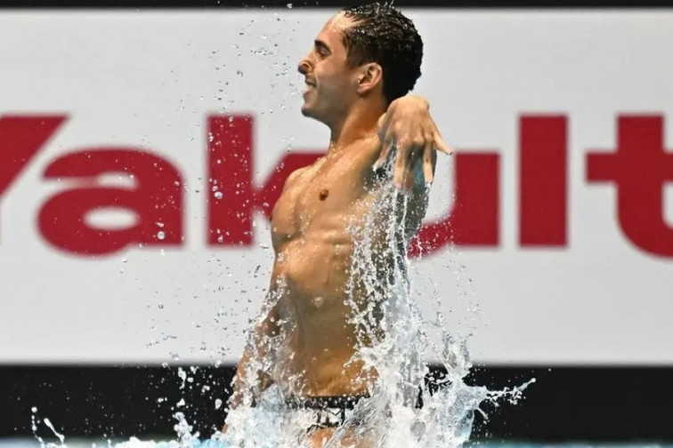 Dennis González fa història amb una plata en natació artística en els Mundials de Singapur