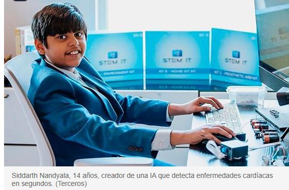 Amb només 14 anys, crea una app amb IA capaç de detectar malalties cardíaques en 7 segons