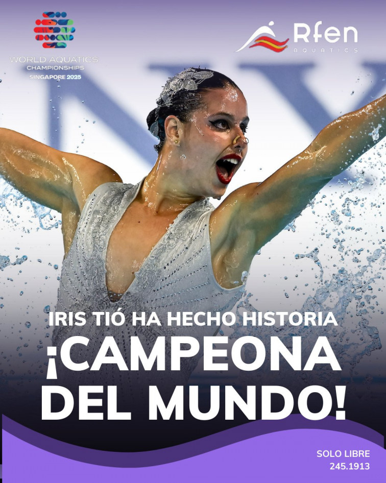 Iris Tió gana el primer or individual per a Espanya en el mundial de Natació Artística