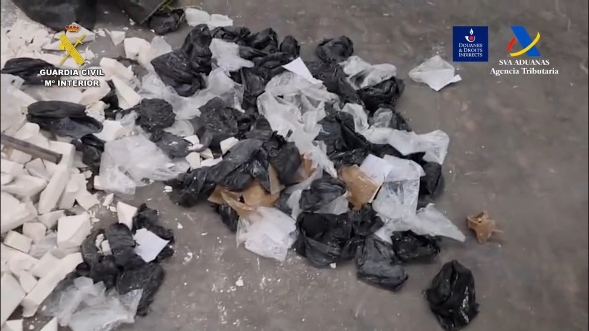 Tabletas de cocaína intervenidas