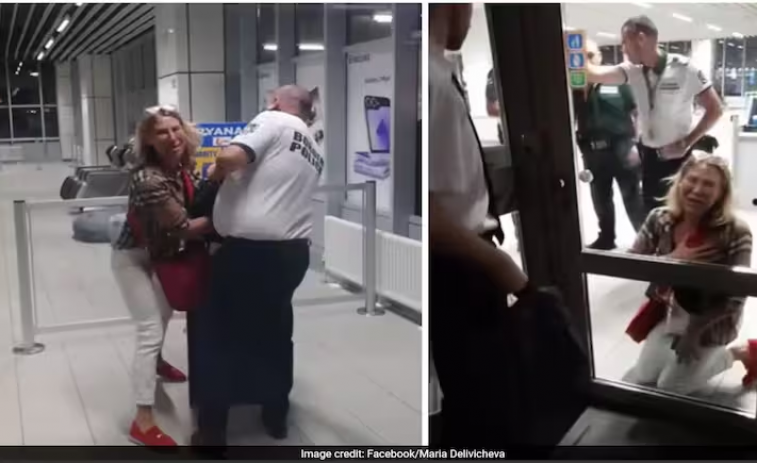 VÍDEO:  la desesperació en genolls: passatgera de Ryanair suplica abordar després de ser impedida pel seu equipatge