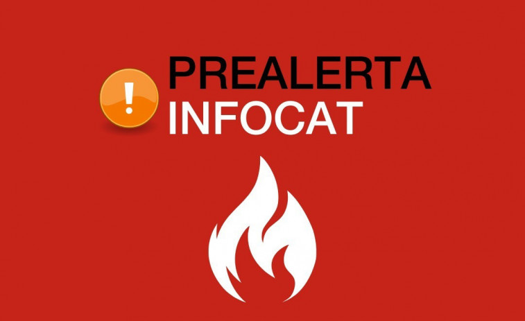 Alerta Màxima per incendis a Catalunya: Tarragona i Lleida sota prealerta per risc extrem