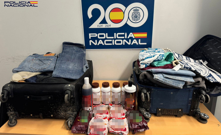 2 detinguts per portar 30 quilos de cocaïna en una maleta en la Estació del Nord de Barcelona