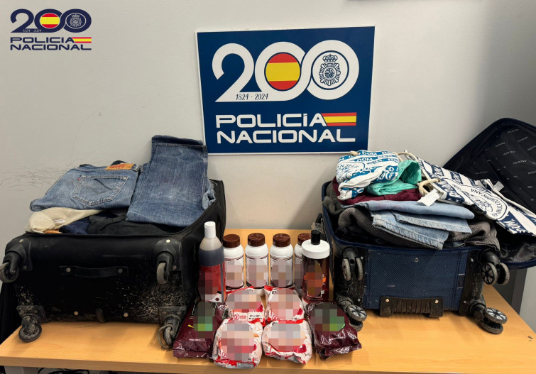 2 detinguts per portar 30 quilos de cocaïna en una maleta en la Estació del Nord de Barcelona
