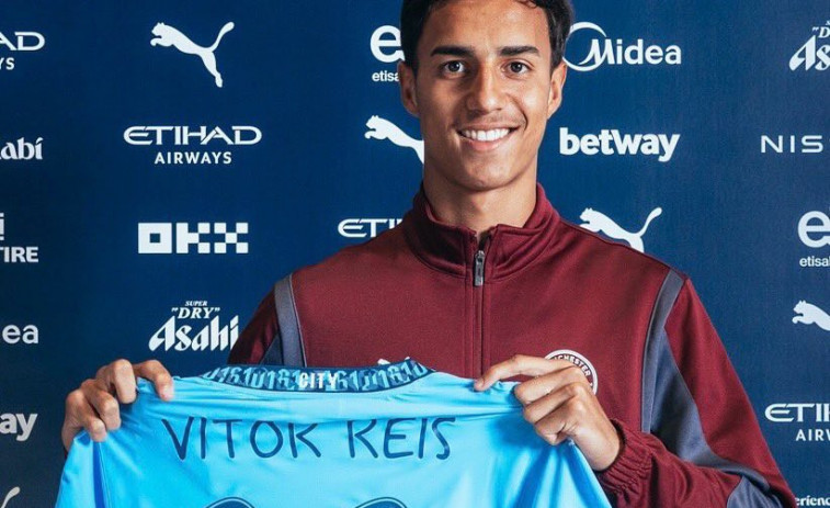 Girona i Manchester City acorden la cessió de Vitor Reis i treballen per Claudio Echeverri