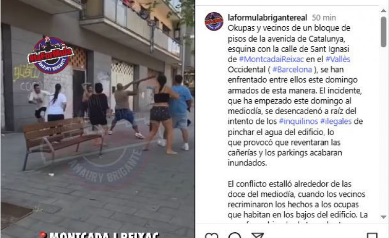 Violent enfrontament entre veïns i okupes a Montcada i Reixac: alarma veïnal i mobilització policial