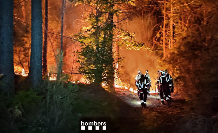 VÍDEO: L'incendi d'Amer, provocat: Mossos d'Esquadra investiguen les causes