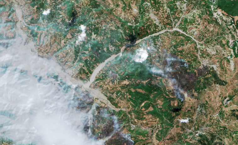 Les petjades de la tragèdia: així es veuen els grans incendis d'Europa des del cel