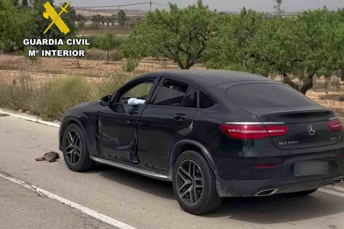 Imágenes del suceso proporcionadas por la Guardia Civil