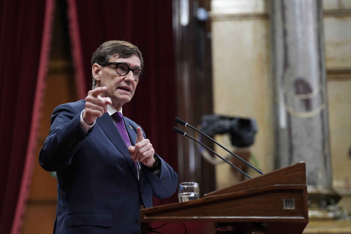 El presidente de la Generalitat, Salvador Illa