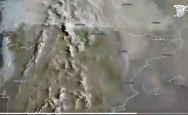 El fum dels incendis, visible des de l'espai