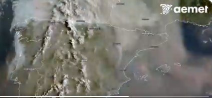 El fum dels incendis, visible des de l'espai