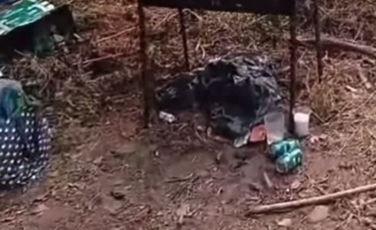 VÍDEO: La Policia Foral sorprèn un grup fent barbacoes en plena alerta per incendis
