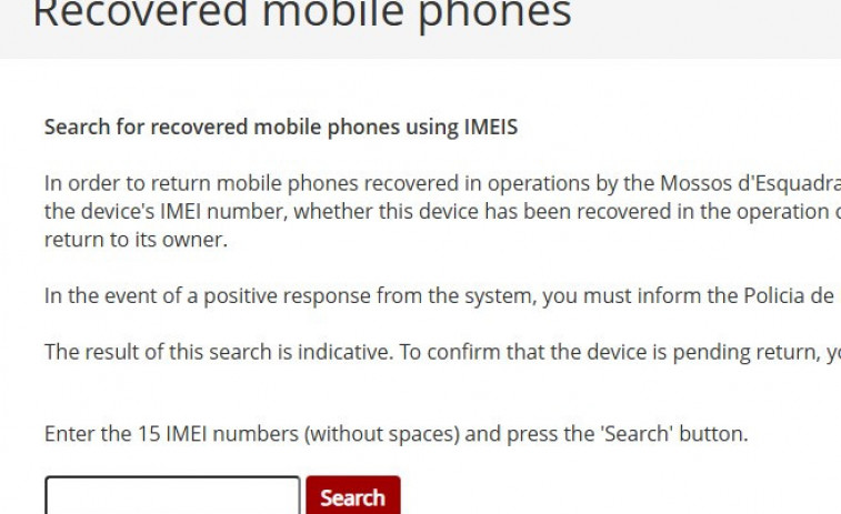 Et van robar el mòbil? Revisa aquesta guia dels Mossos d'Esquadra i cerca el teu telèfon entre els més de 1.000 recuperats