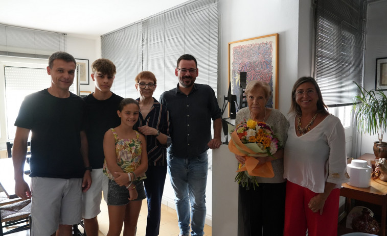 Centenària i referent de Girona: Rosa Rodríguez Aguiló compleix 100 anys