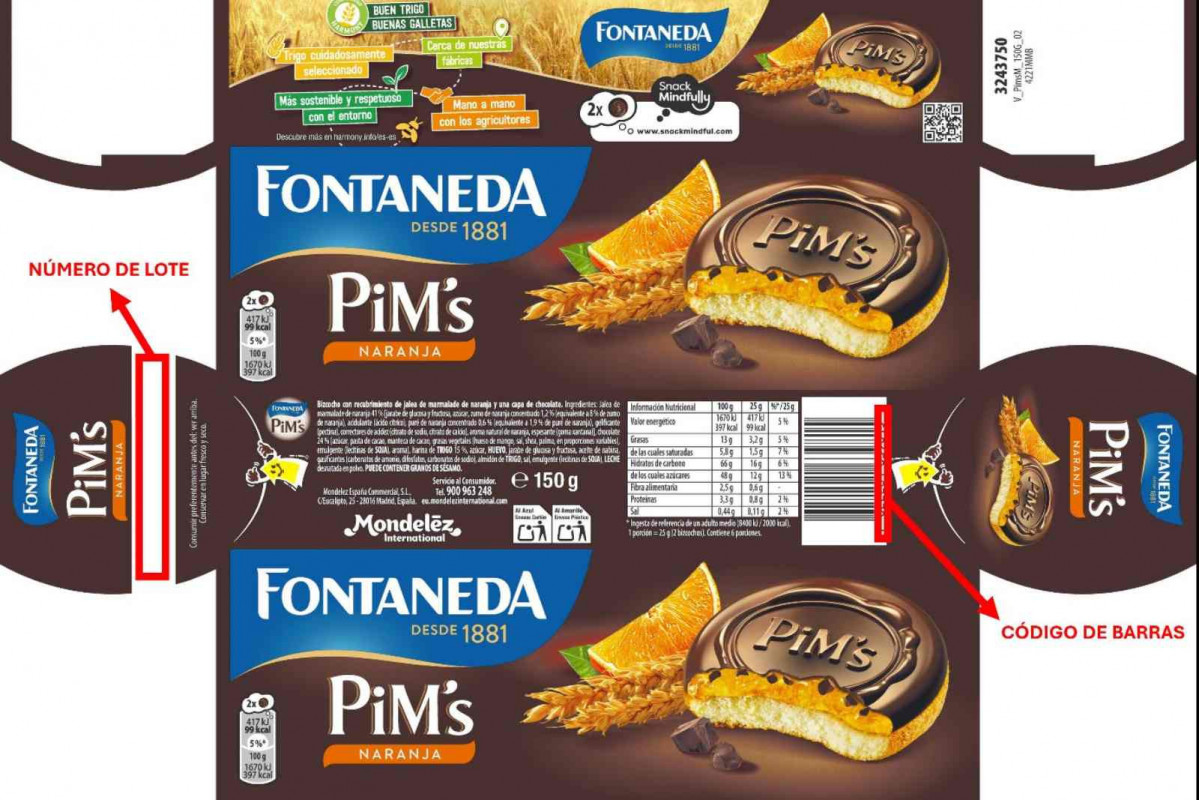 Pim's Naranja, de Fontaneda   AESAN