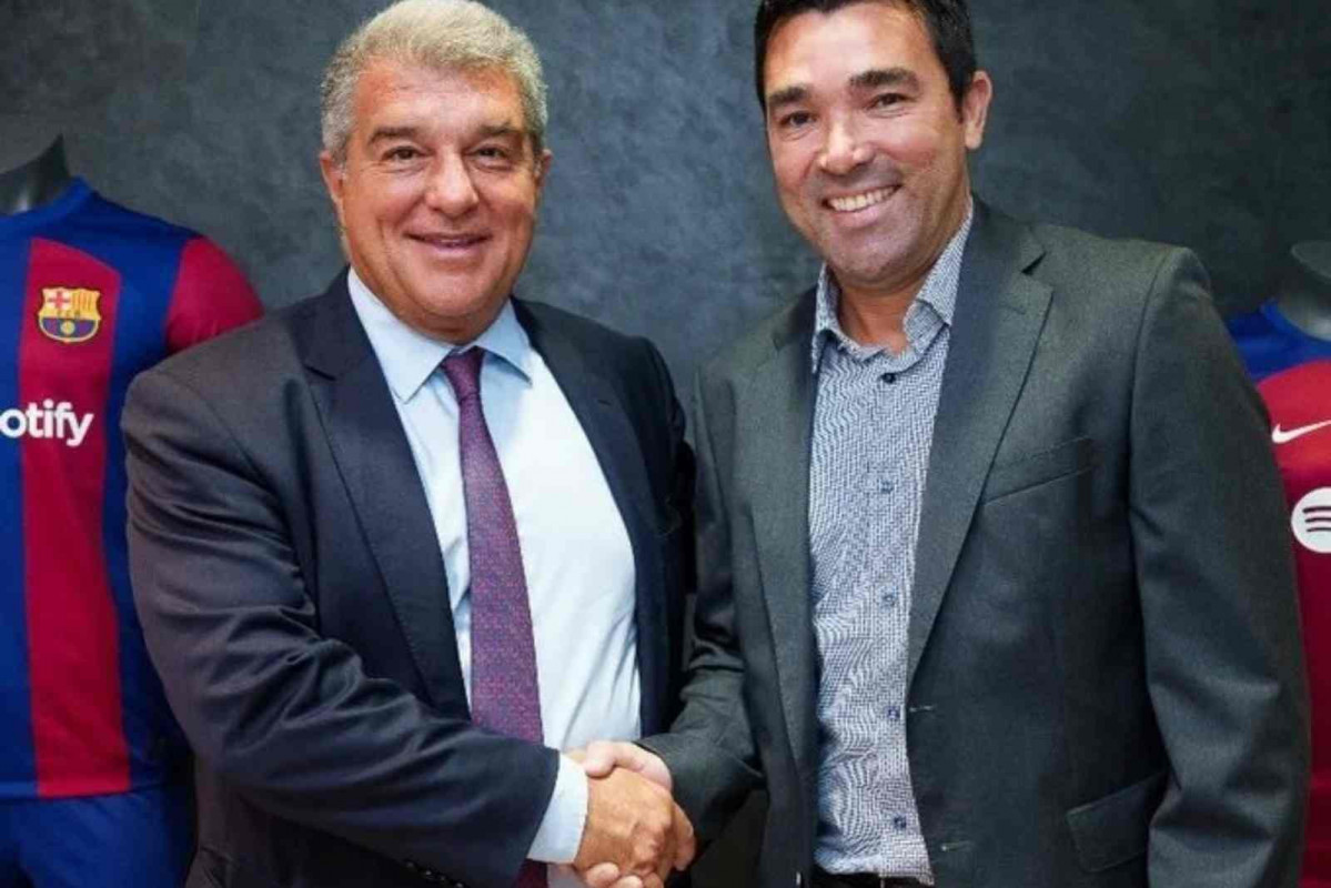 Joan Laporta y Deco   EUROPA PRESS