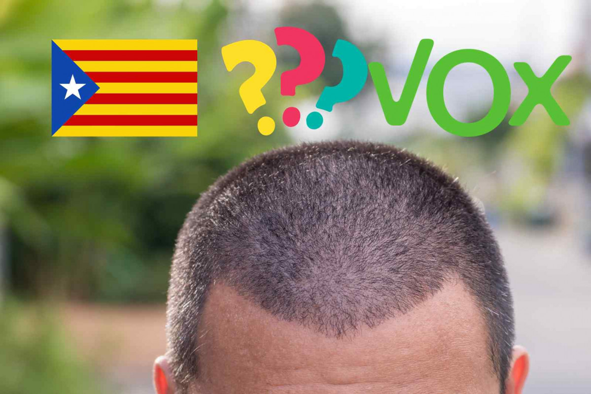 Cabeza rapada, Estelada, Vox   CANVA