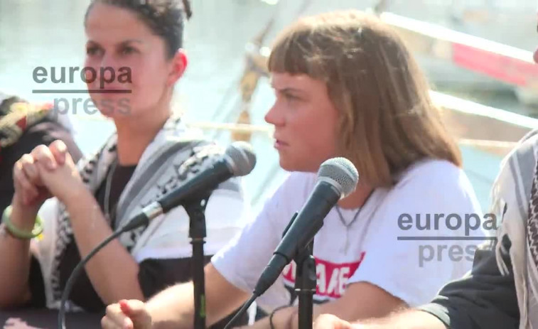 - Vídeo: Greta Thunberg i més figures internacionals llancen a Barcelona la flotilla en protesta per Israel