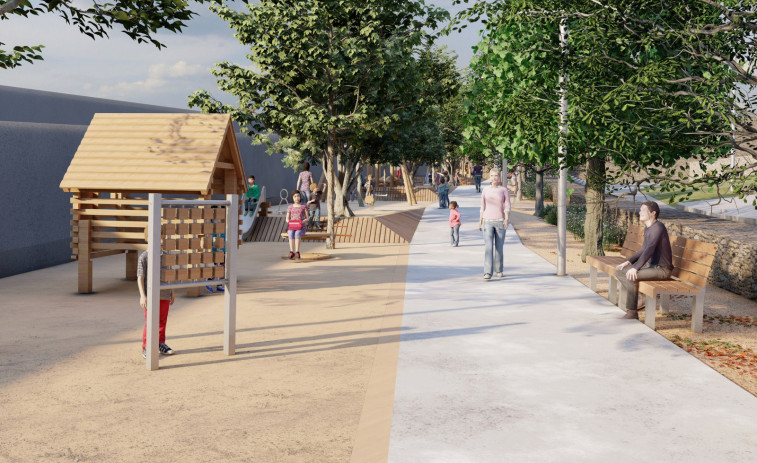 Badalona estrena nova àrea de jocs infantils al parc de la Riera de Canyadó