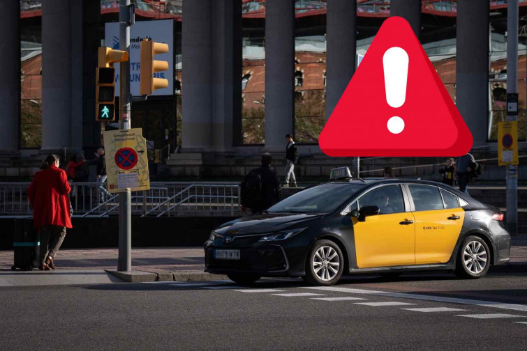 VÍDEO | Un taxista conduint de manera perillosa es torna viral a Barcelona