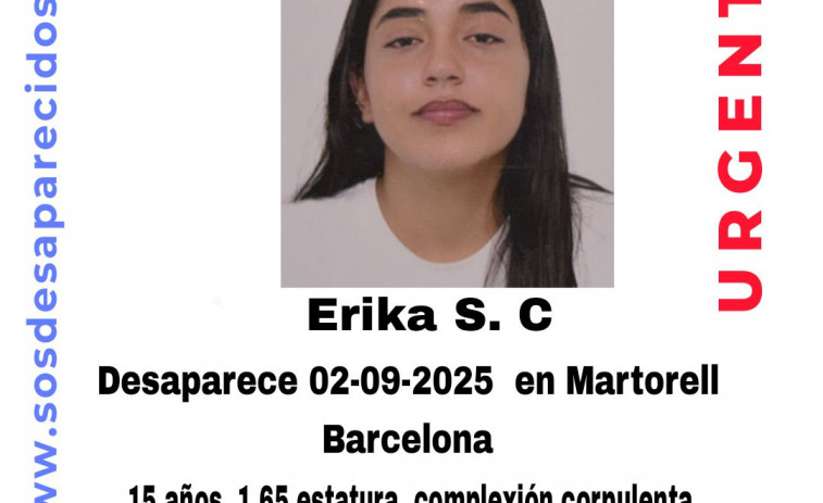 Una menor de 15 anys desapareguda a Martorell