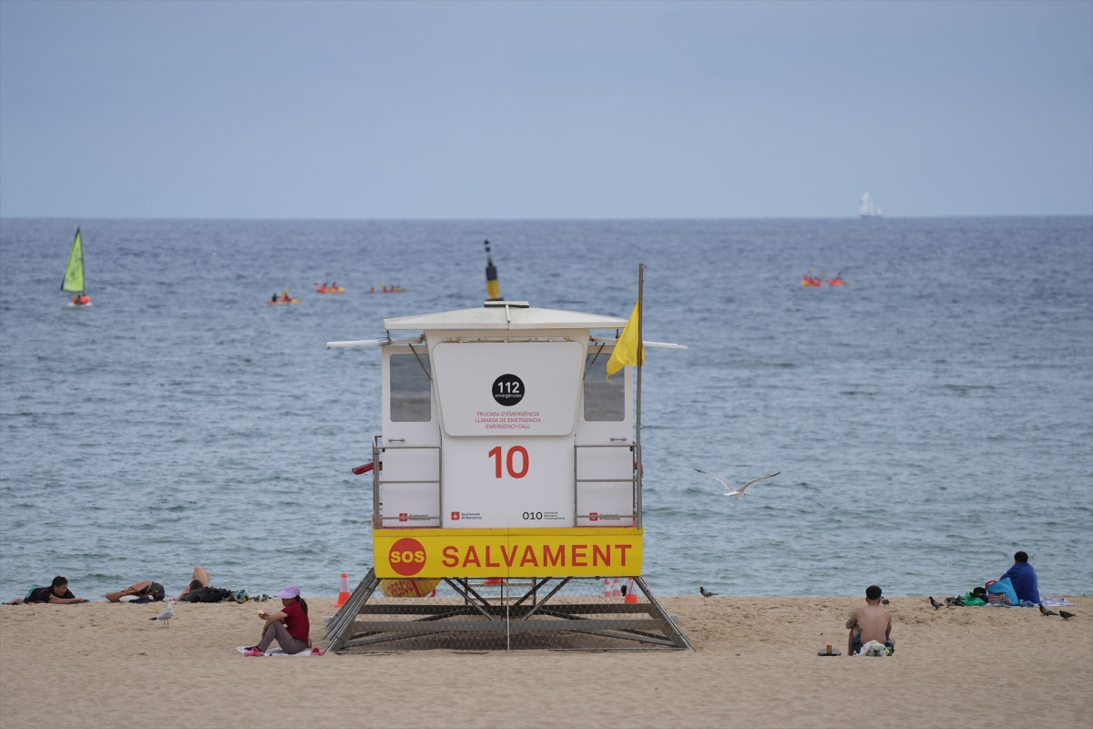 EuropaPress 6848772 estacion salvamento playa bogatell julio 2025 barcelona catalunya espana 26