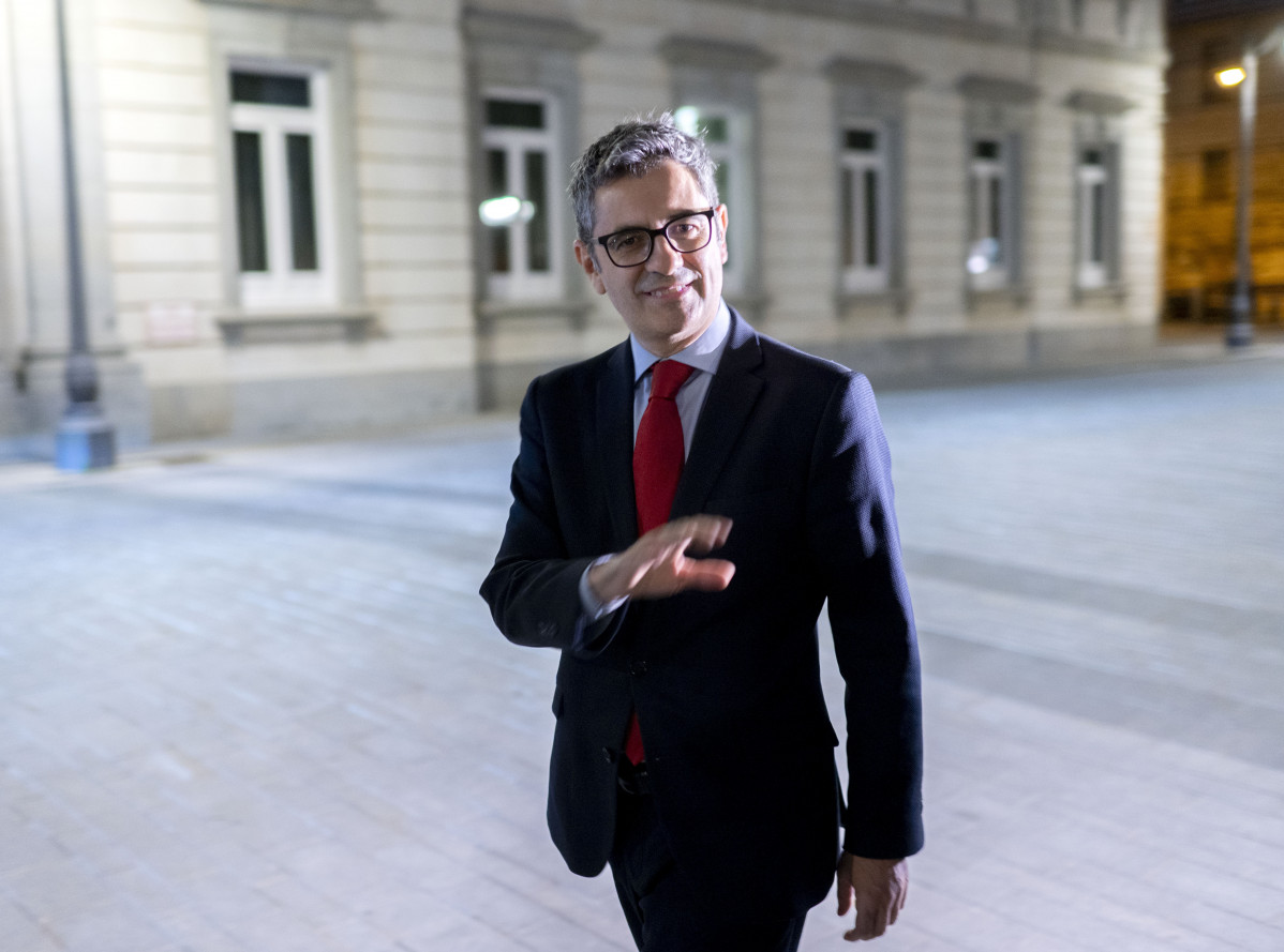 EuropaPress 5651830 ministro presidencia justicia relaciones cortes felix bolanos salida