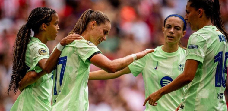 El Barça arrasa a San Mamés i Patri Guijarro signa un gol per a la història des del centre del camp