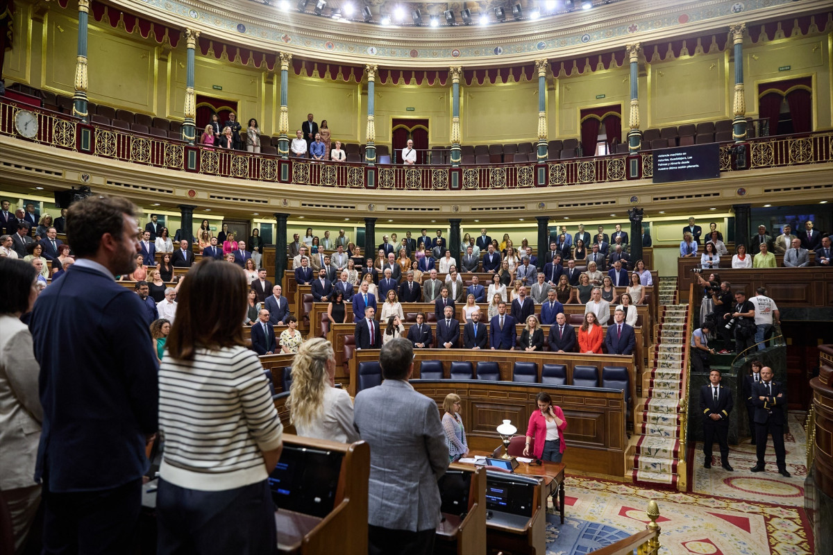 EuropaPress 6847135 hemiciclo pleno extraordinario congreso diputados julio 2025 madrid espana