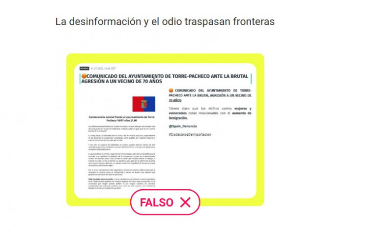 Què va passar en Torre Pacheco?: Els verificadors d'EFE i RTVE van analitzar 115.000 missatges de X i telegram