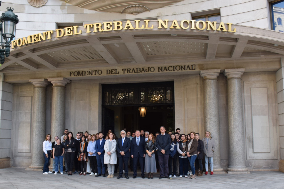 EuropaPress 6329369 foment traslada solidaridad afectados dana acto barcelona