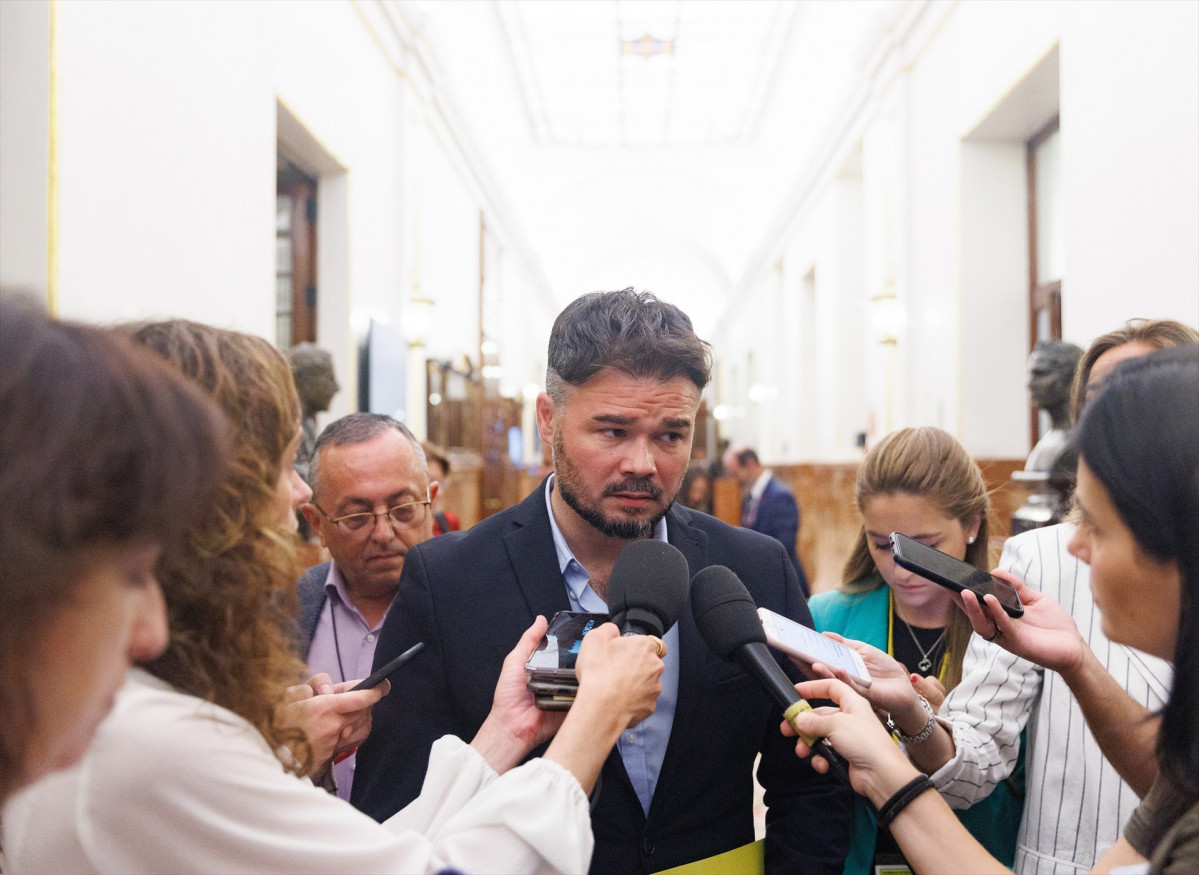 EuropaPress 5149141 portavoz erc congreso gabriel rufian ofrece declaraciones medios pasillos
