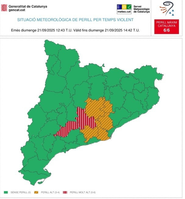 EuropaPress 6971815 mapa comarcas afectadas aviso tiempo violento (1)