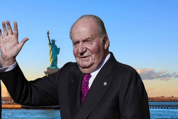 Borbons a Nova York: Felip VI, Juan Carlos i Elena coincideixen per sorpresa