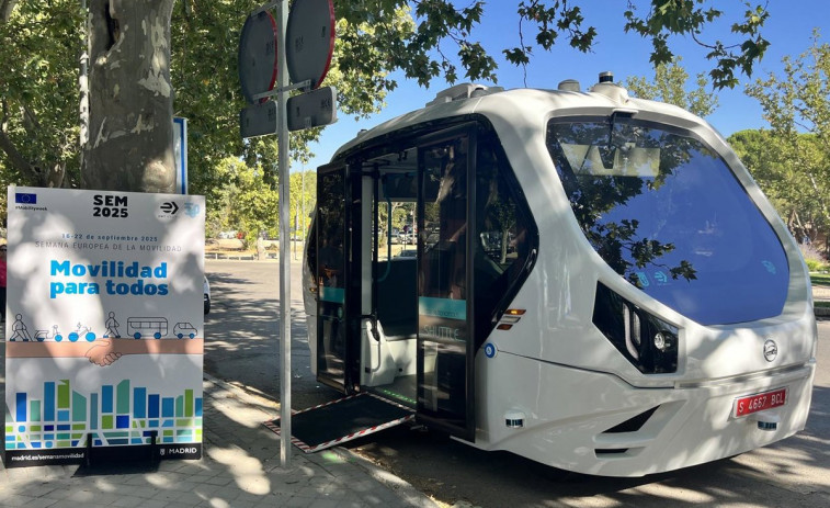 Madrid estrena el seu primer bus autònom: sense conductor i amb 12 places per a passatgers