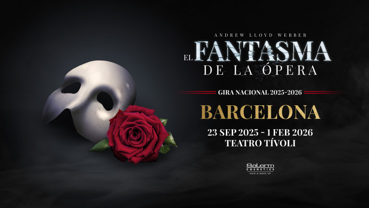 Arriba a Barcelona “El fantasma de l'òpera”, un musical llegendari (Tívoli)